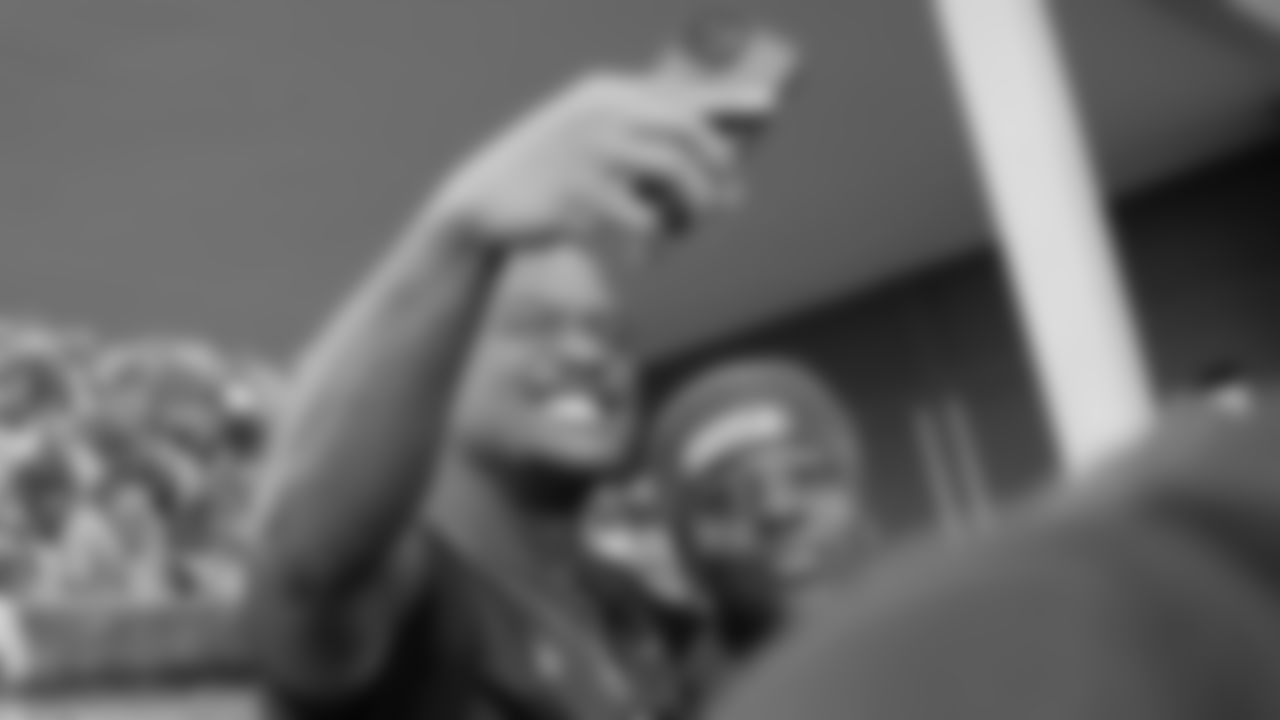 The Seahawks and American Family Insurance teamed up to empower local high school athletes and promote player safety with the donation of 150 Guardian Caps to the football teams at Chief Sealth International High School and Curtis Senior High School.