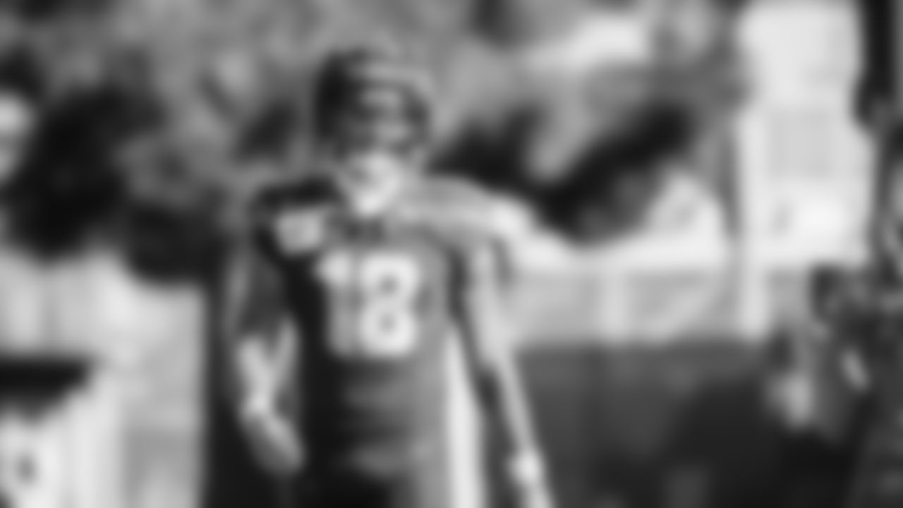 Seahawks tight end Elijah Arroyo (18) practiced on Wednesday, February 4, 2026 in San Jose, California.