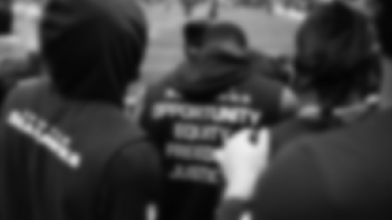 Seahawks linebacker Derick Hall (58) warms up at Lumen Field for the Week 15 matchup vs. the Indianapolis Colts.