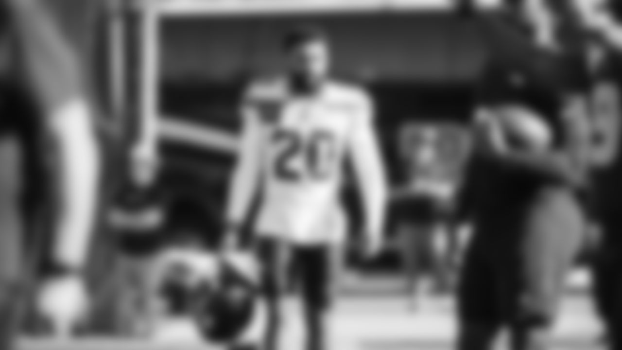 Seahawks safety Julian Love (20) practiced on Wednesday, February 4, 2026 in San Jose, California.