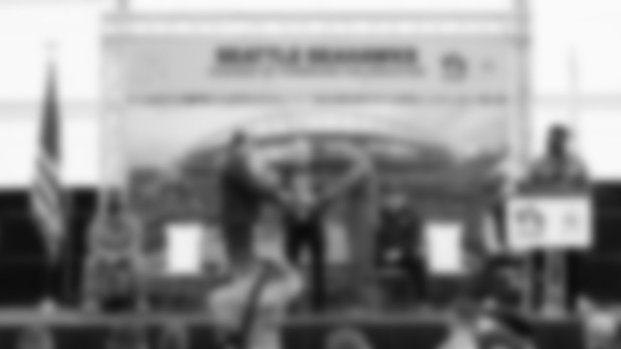 USAA's "Change of Command" event is to celebrate a different military service each year: rotating through the 5 branches -- Army, Airforce, Navy, Coast Guard, Marines.