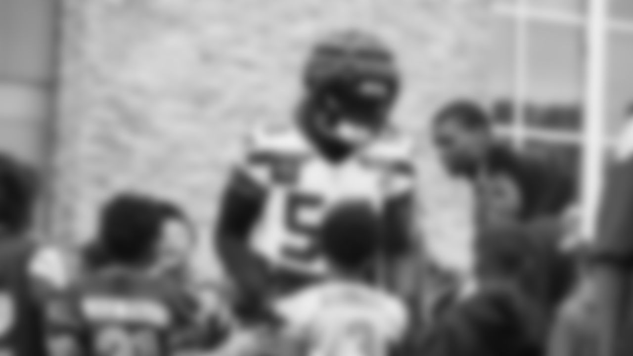Seahawks linebacker Derick Hall (58) practiced on day four of training camp on July 26, 2025 at the Virginia Mason Athletic Center.