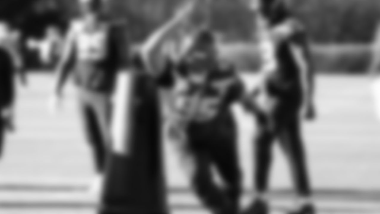 Seahawks nose tackle Brandon Pili (95) practiced on Wednesday, November 19 at the Virginia Mason Athletic Center.