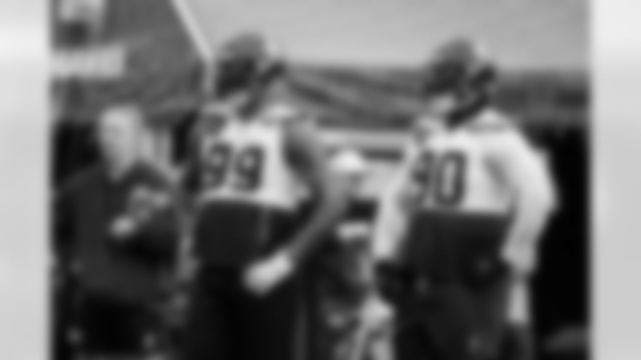 Seahawks defensive end Leonard Williams (99) participated in the Seahawks 2025 offseason workout program.