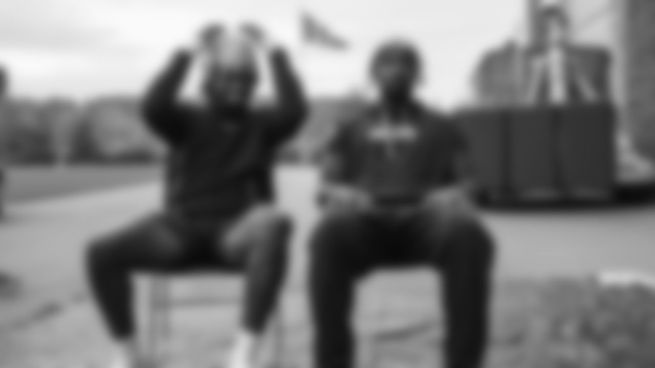 Seahawks linebackers DeMarcus Lawrence and Tyrice Knight were awarded the NVP award on November 12, 2025.