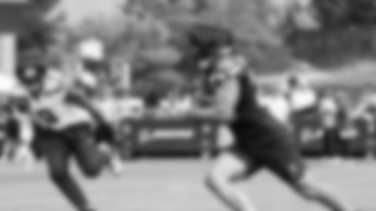 Seahawks running back Zach Charbonnet (26) practiced on day three of training camp on July 25, 2025 at the Virginia Mason Athletic Center.
