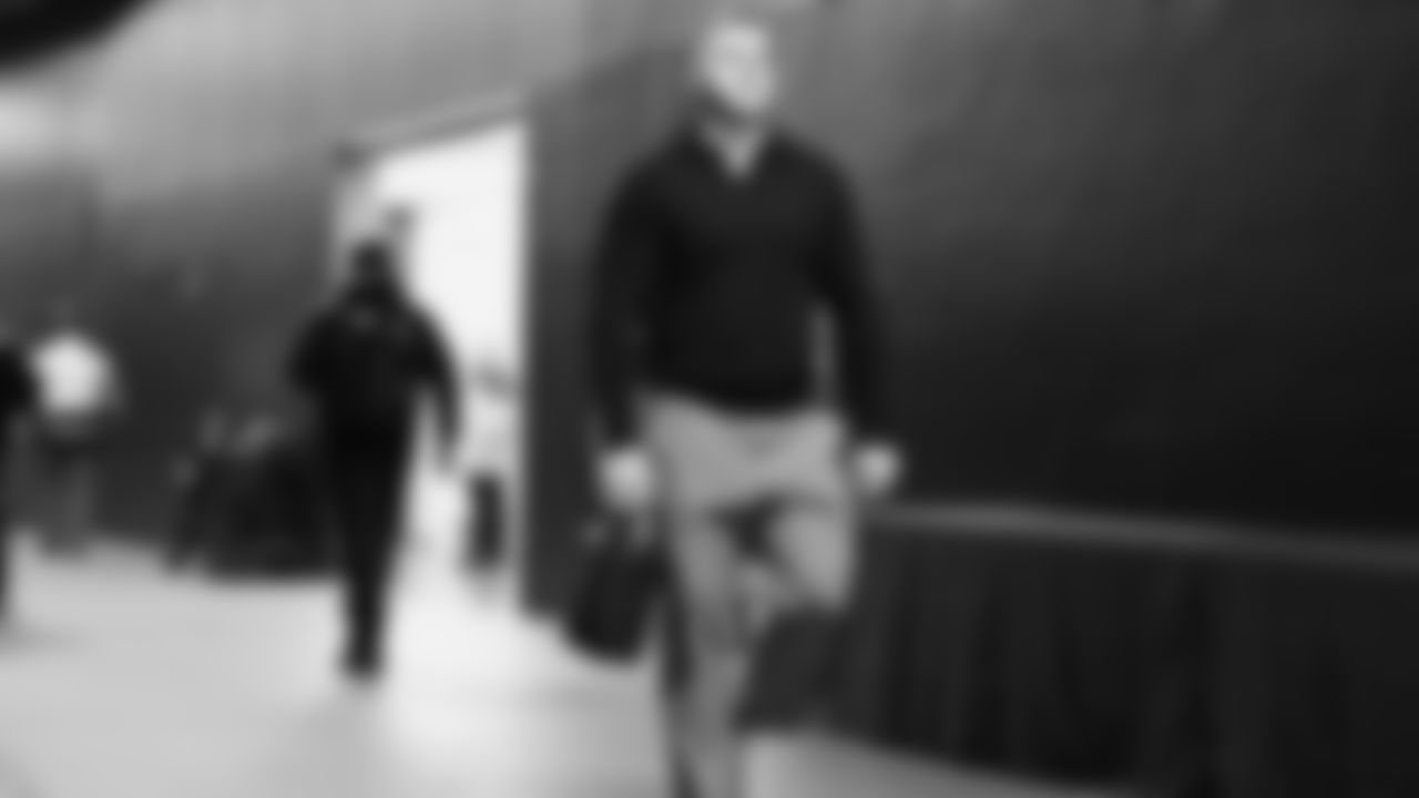 Seahawks defensive tackle Rylie Mills (98) arrived at Lumen Field for the NFC Championship game vs. the Los Angeles Rams on Sunday, January 25, 2026.