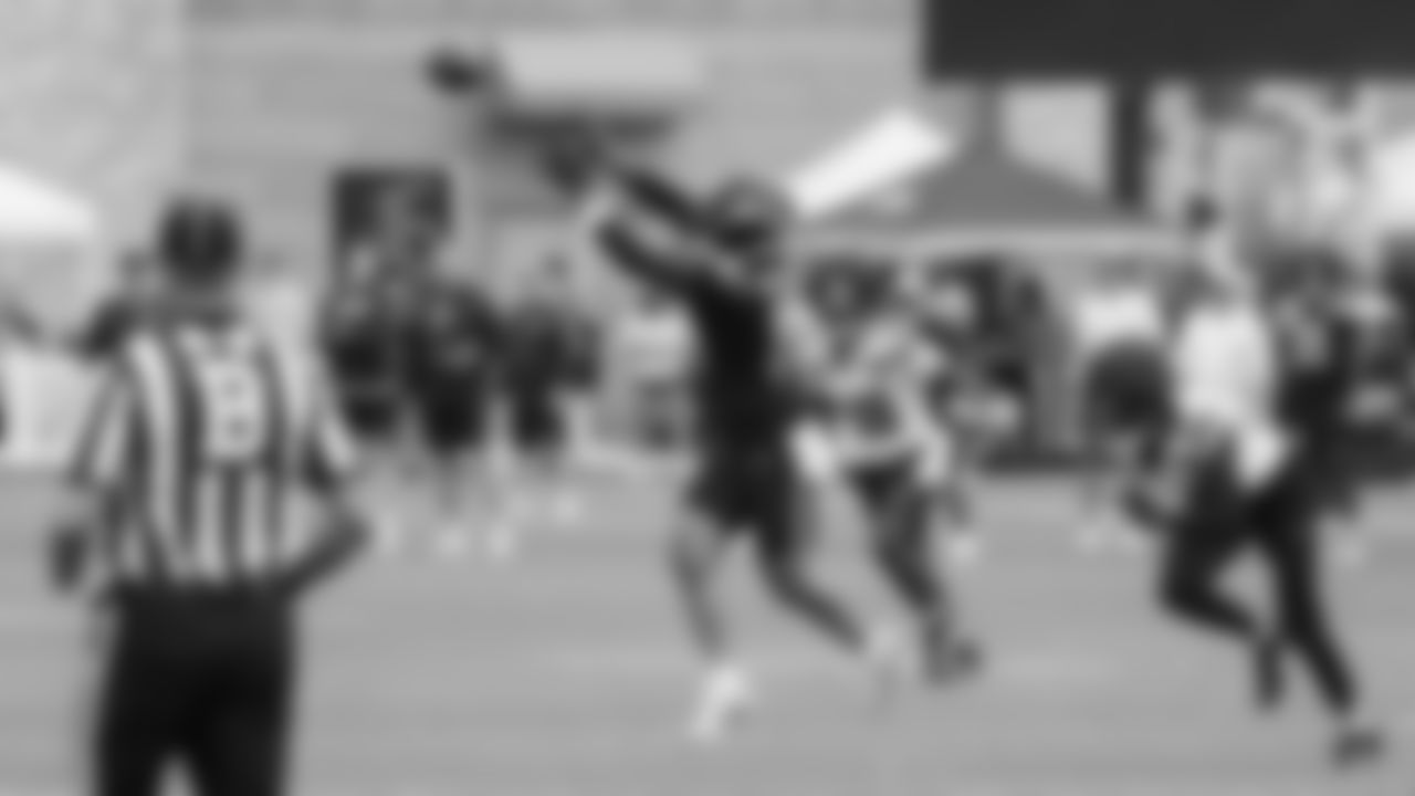 Seahawks wide receiver Jaxon Smith-Njigba (11) practiced on day three of training camp on July 25, 2025 at the Virginia Mason Athletic Center.