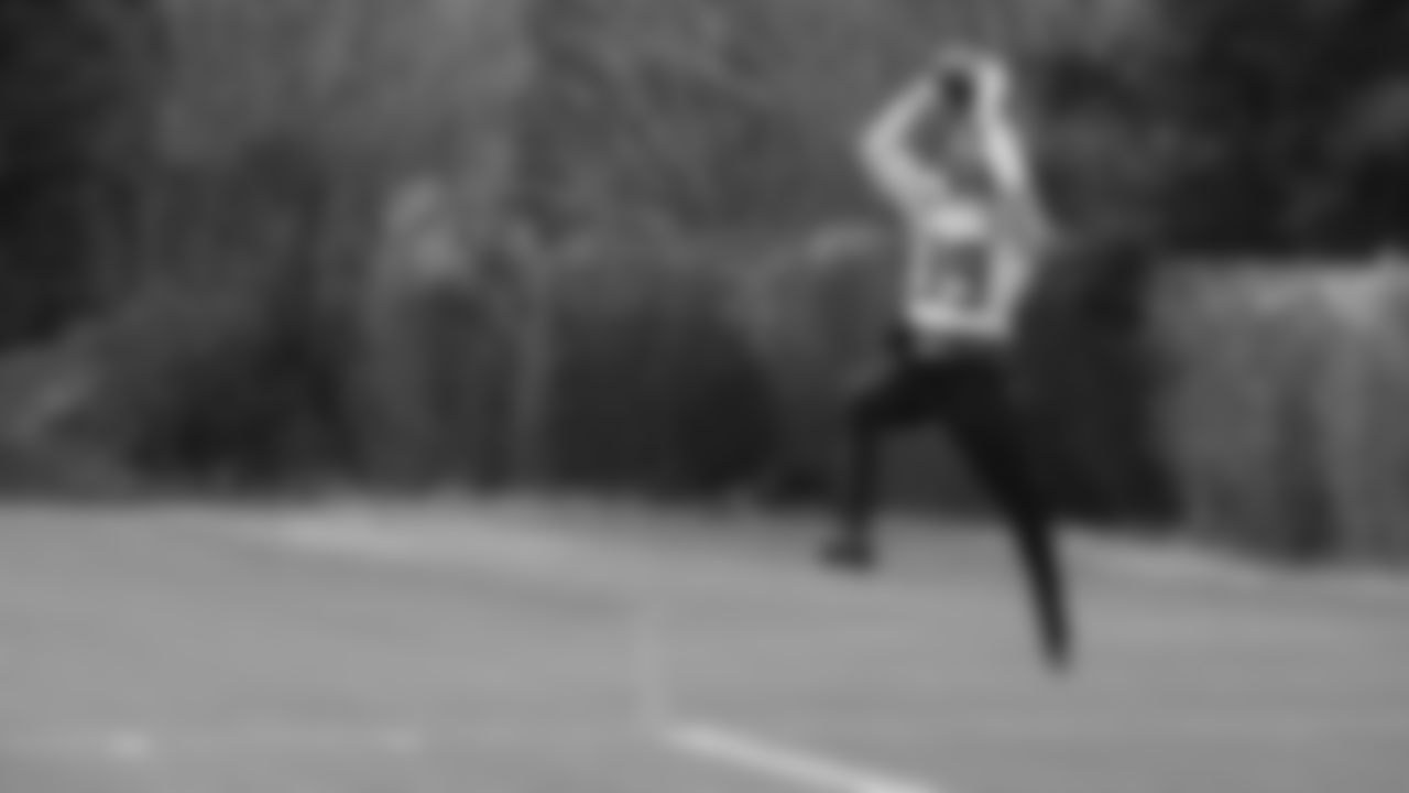 Seahawks safety Ty Okada (39) practiced on Wednesday, January 14, 2026 at the Virginia Mason Athletic Center.