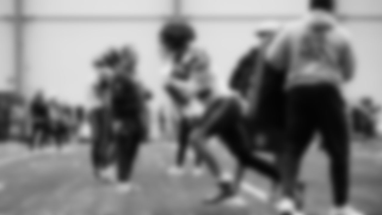 Seahawks wide receiver Cody White (82) practiced on Thursday, November 13, 2025 at the Virginia Mason Athletic Center.