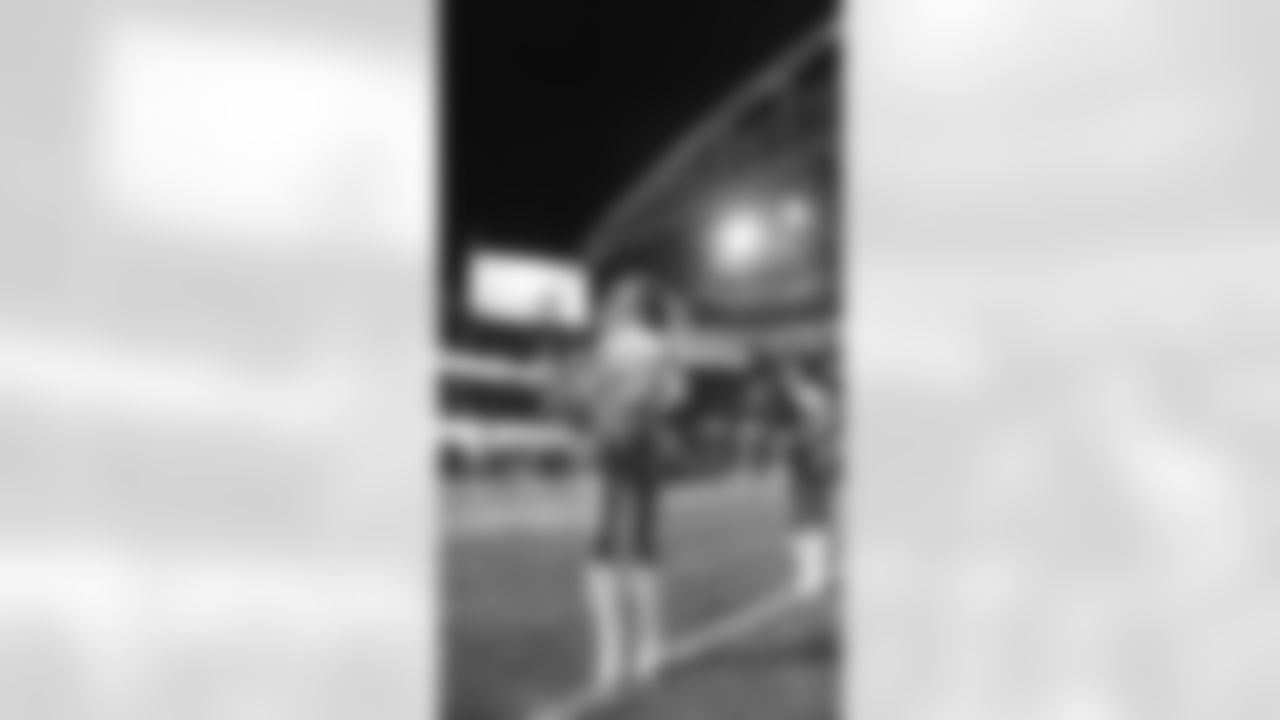 Seahawks dancers on week 7 vs. the Houston Texans on October 20, 2025.