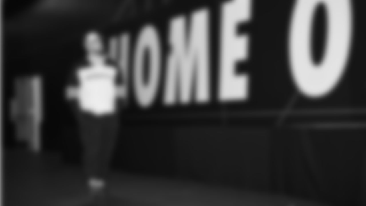 Seahawks fullback Robbie Ouzts (40) arrived at Lumen Field for the Week 16 matchup vs. the L.A. Rams.