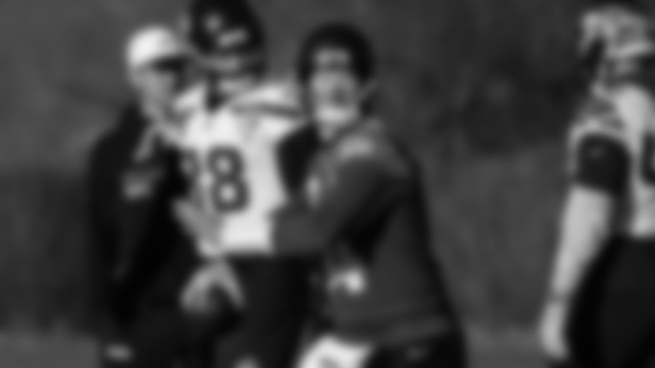 Seahawks quarterback Sam Darnold (14) practiced on Wednesday, December 31, 2025 at the Virginia Mason Athletic Center.