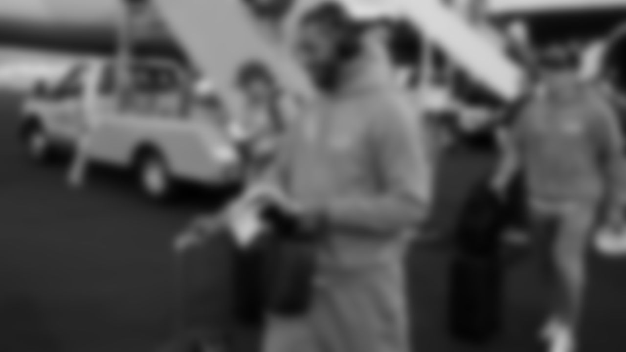 Seahawks cornerback Josh Jobe (29) arrived in the Bay Area on Sunday, February 1, 2026.