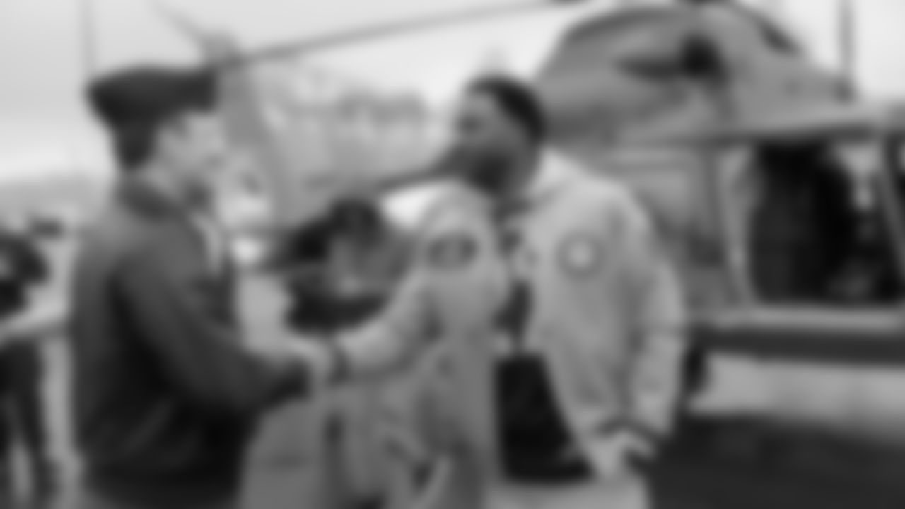 USAA's "Change of Command" event is to celebrate a different military service each year: rotating through the 5 branches -- Army, Airforce, Navy, Coast Guard, Marines.