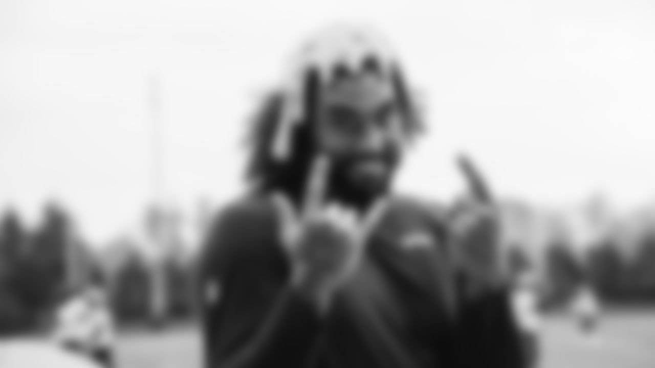 Seahawks linebackers DeMarcus Lawrence and Tyrice Knight were awarded the NVP award on November 12, 2025.