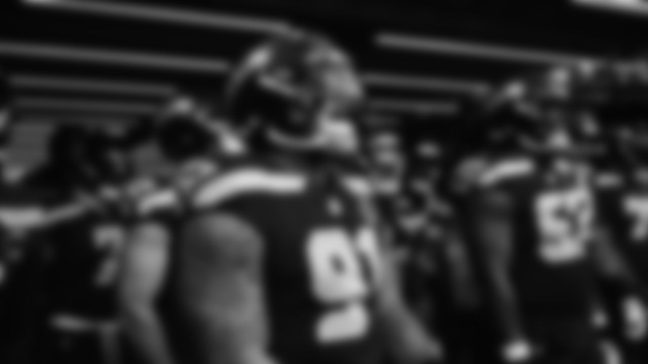 Seahawks defensive tackle Byron Murphy II (91) warms up at Lumen Field for the NFC Championship game vs. the Los Angeles Rams on Sunday, January 25, 2026.