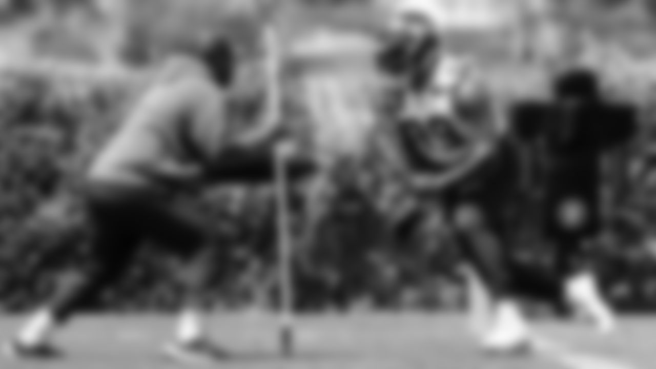 Seahawks defensive end Leonard Williams (99) participated in a workout on day four of OTAs on Monday, June 2, 2025 at the Virginia Mason Athletic Center.