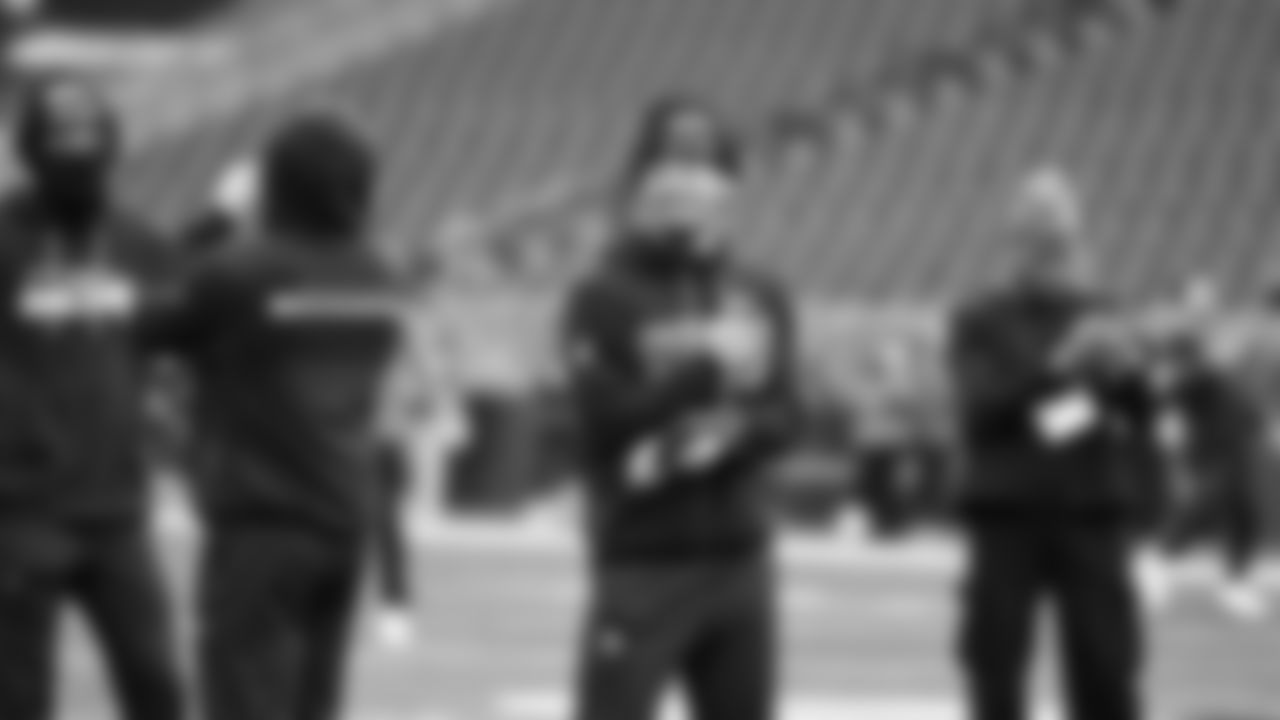 Seahawks wide receiver Jaxon Smith-Njigba (11) warms up at Lumen Field for the Week 15 matchup vs. the Indianapolis Colts.