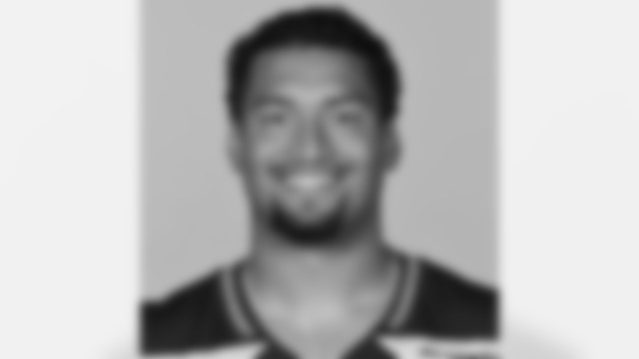 This is a 2024 photo of Stone Forsythe of the Seattle Seahawks NFL football team. This image reflects the Seahawks active roster as of June 10, 2024 when this image was taken. (AP Photo)