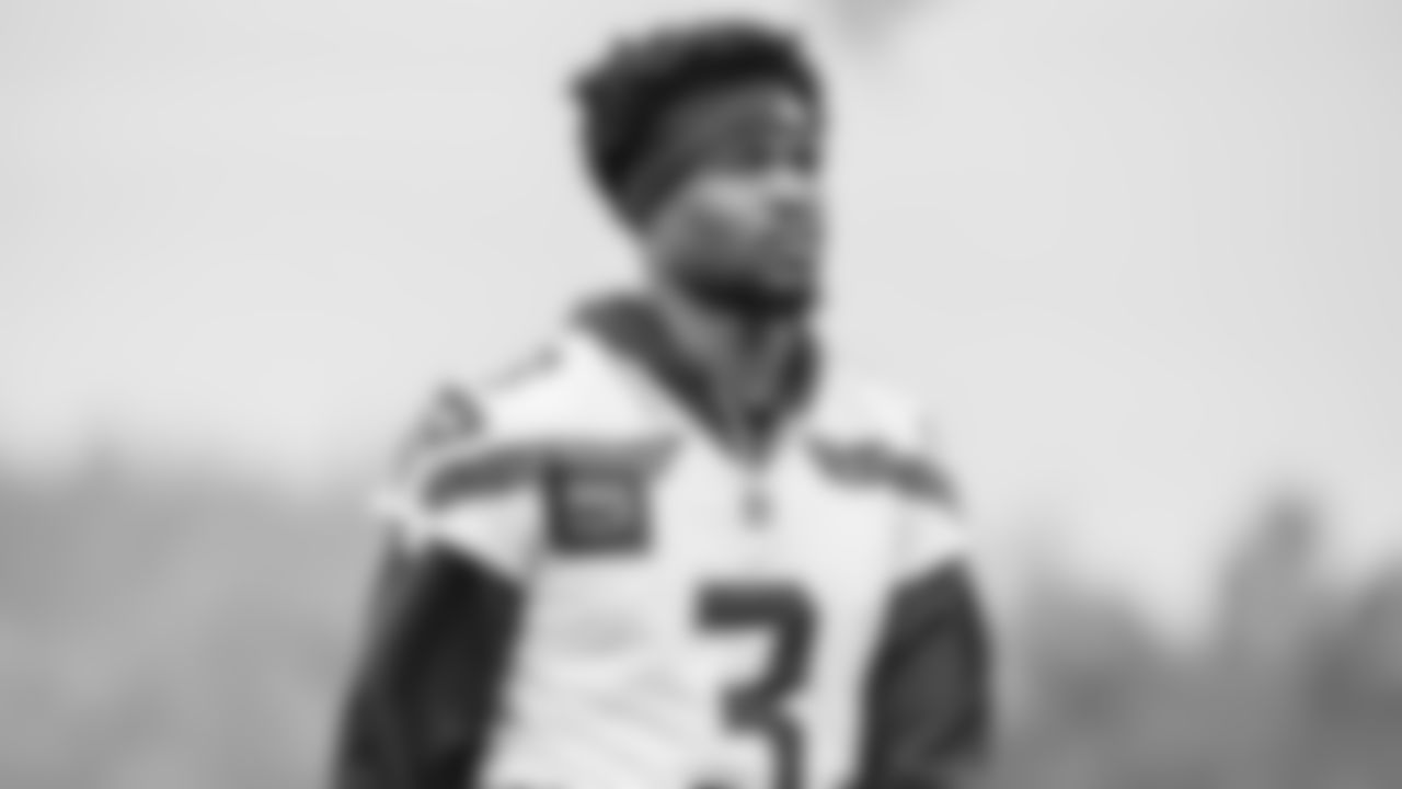 Seahawks safety Nick Emmanwori (3) practiced on Friday, October 31, 2025 at the Virginia Mason Athletic Center.