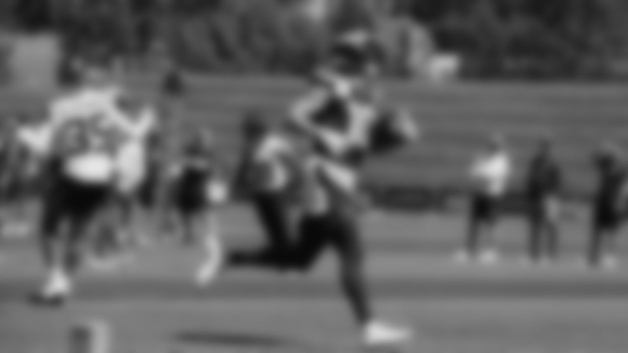 Seahawks wide receiver Cooper Kupp (10) practiced on day two of training camp on July 24, 2025 at the Virginia Mason Athletic Center.