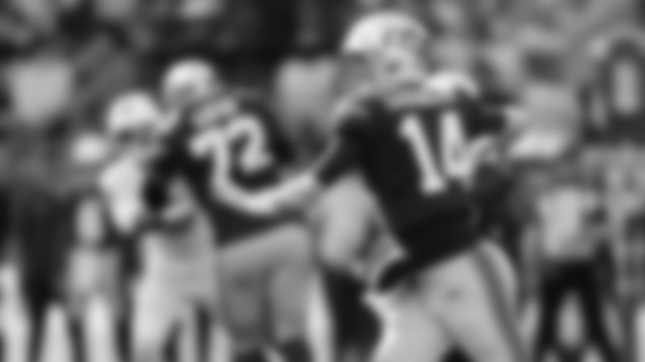 Seahawks quarterback Sam Darnold (14) vs. the Tampa Bay Buccaneers in Week 5.