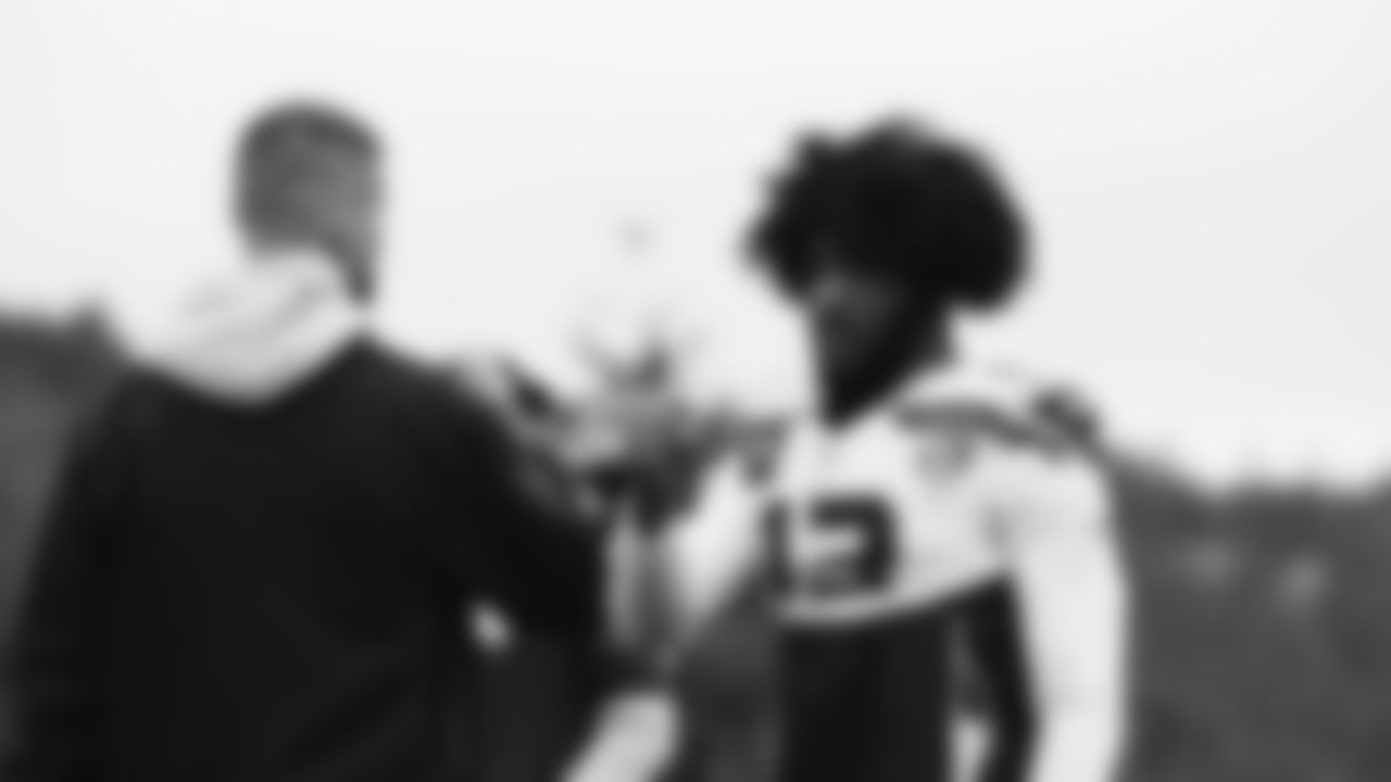 Seahawks linebacker Ernest Jones IV (13) practiced on Thursday, December 11, 2025 at the Virginia Mason Athletic Center.