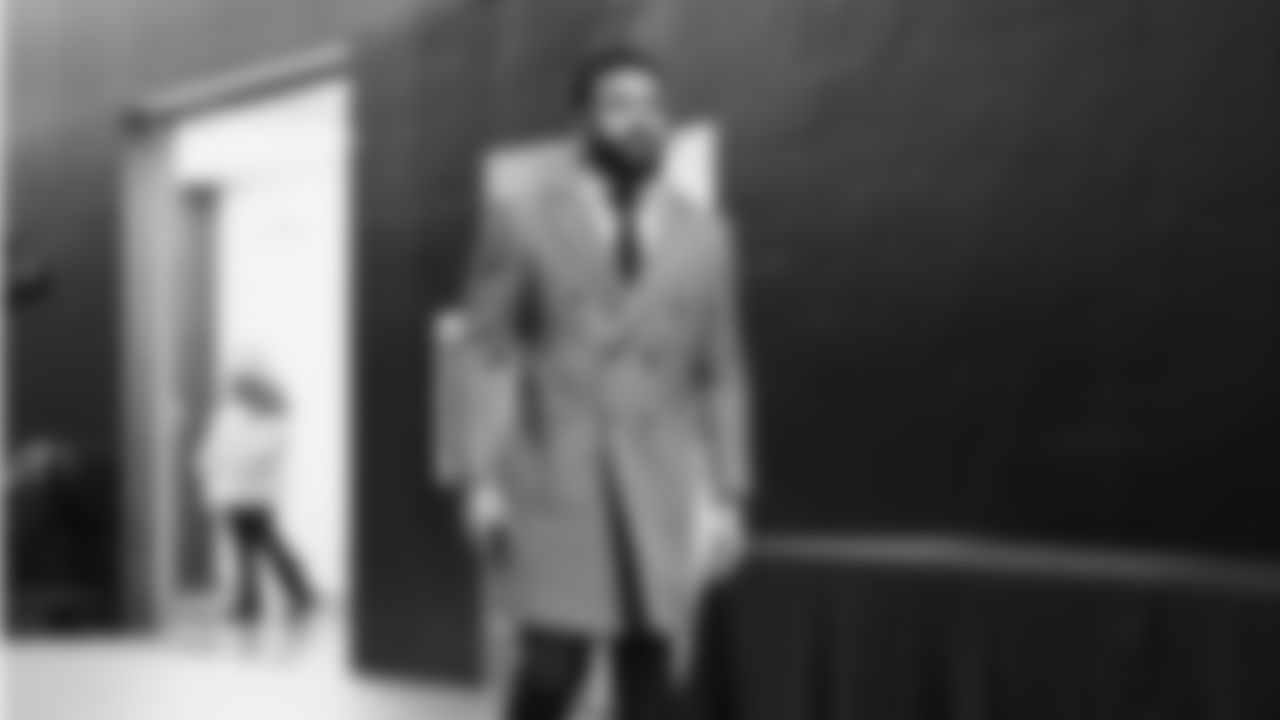 Seahawks safety Julian Love (20) arrived at Lumen Field for the NFC Championship game vs. the Los Angeles Rams on Sunday, January 25, 2026.