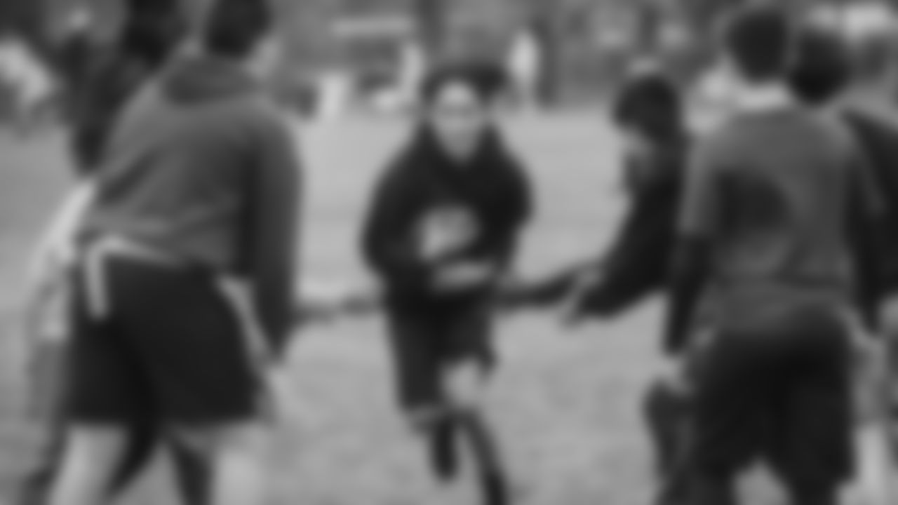 The Seahawks hosted a flag football clinic with NFL FLAG Vancouver at Unwin Park in Surrey, BC on Saturday, November 15, 2025.