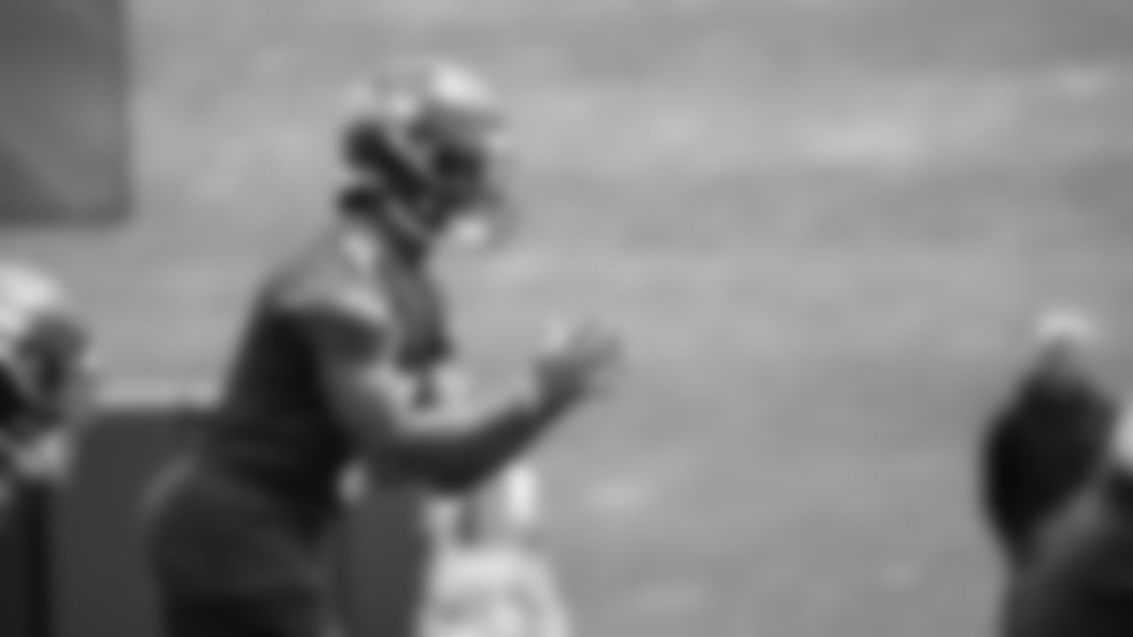 Seahawks quarterback Jalen Milroe (6) participated in a workout on day five of OTAs on Wednesday, June 4, 2025 at the Virginia Mason Athletic Center.