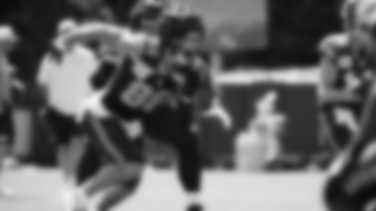 Seahawks tight end AJ Barner (88) practiced on day six of training camp on July 29, 2025 at the Virginia Mason Athletic Center.