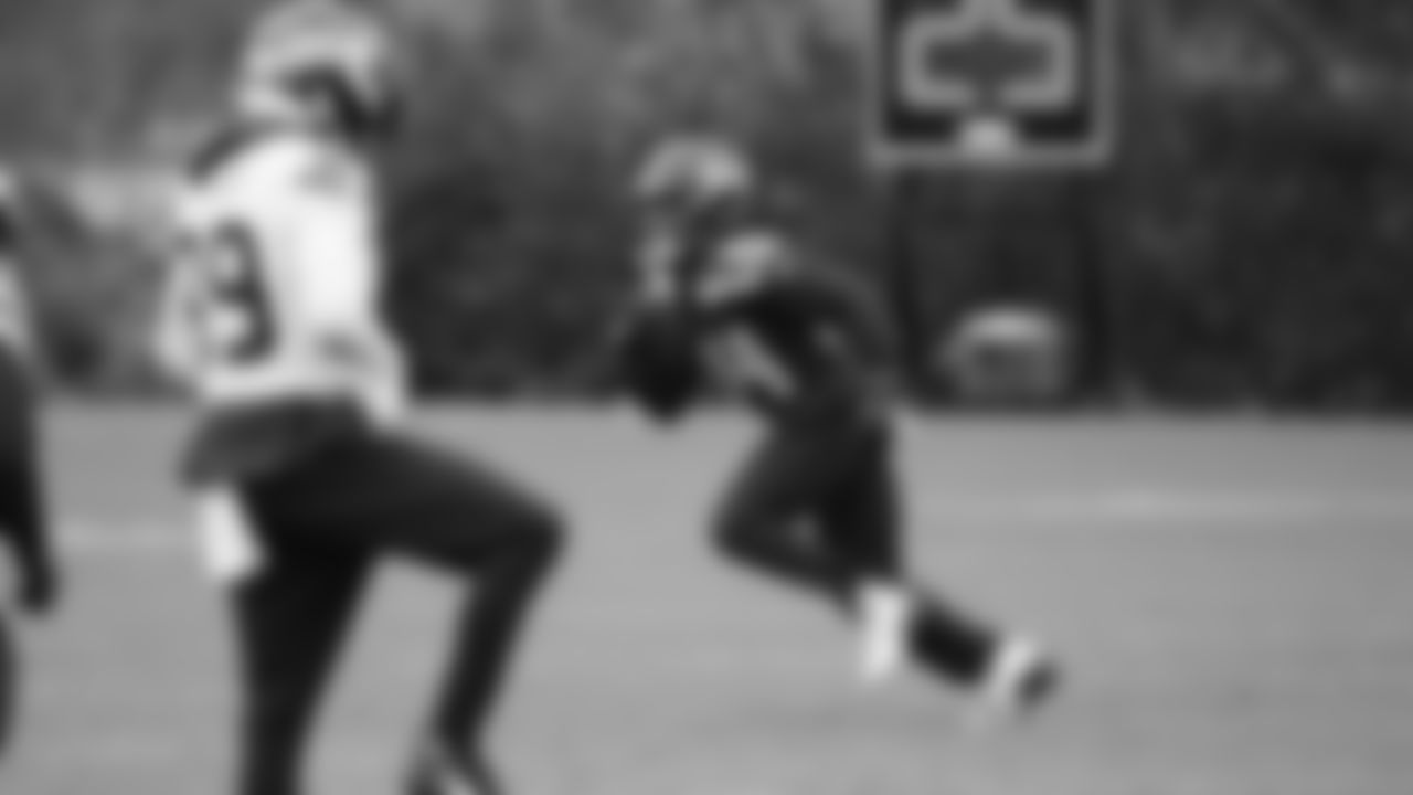 Seahawks wide receiver Courtney Jackson (84) practiced on Thursday, January 8, 2026 at the Virginia Mason Athletic Center.