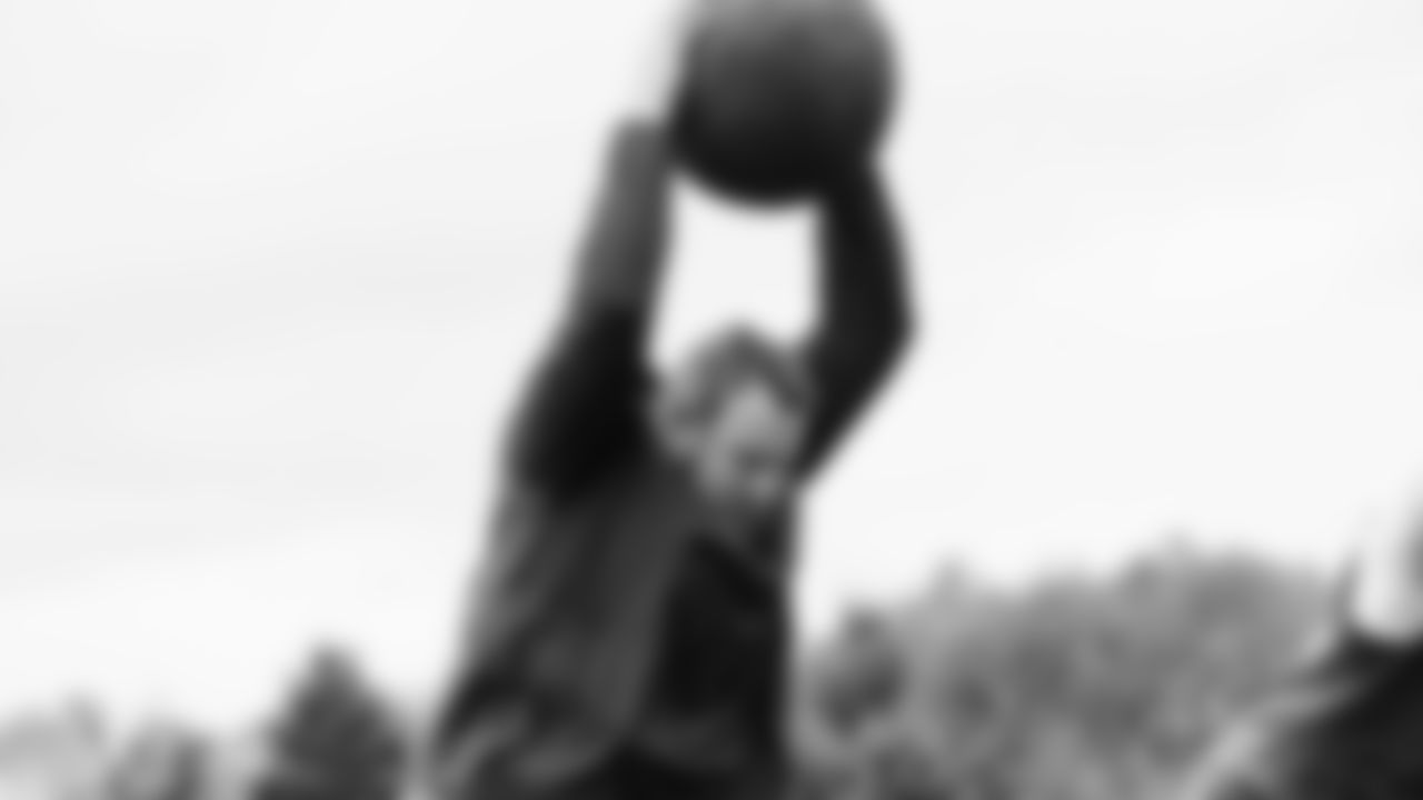 Seahawks center Jalen Sundell (61) participated in a workout on April 28, 2025 at the Virginia Mason Athletic Center.