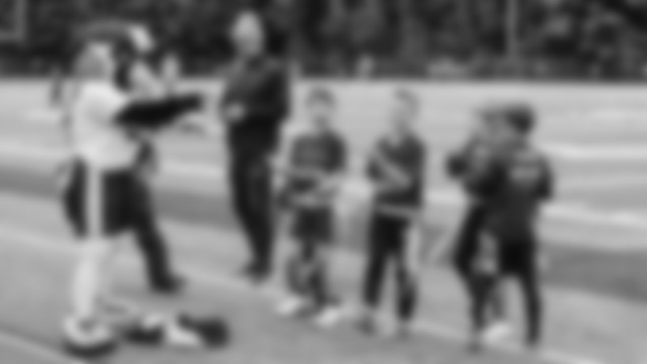 The Seahawks had another round of surprise game day visits at three Seahawks Flag Football League locations on Sunday, October 12th, 2025