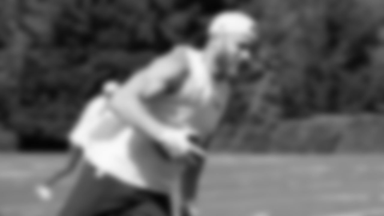 Seahawks wide receiver Cooper Kupp (10) participated in a workout on May 6, 2025 at the Virginia Mason Athletic Center.