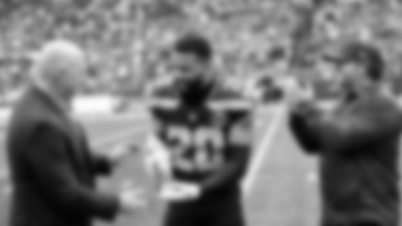 The Seahawks honored Julian Love as the team's Walter Payton NFL Man of the Year nominee ahead of the Week 15 matchup vs. the Colts at Lumen Field.