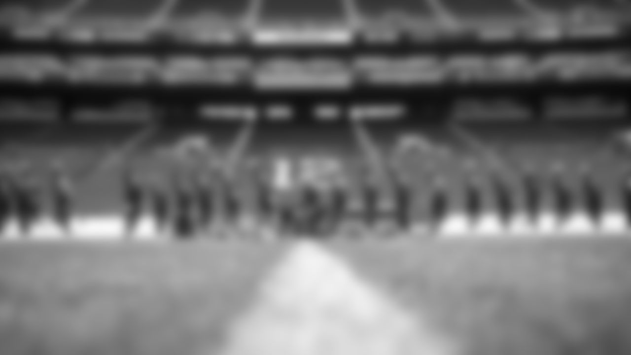 A backstage look of the dancers preparing for the Week 10 matchup against the Cardinals on November 9, 2025