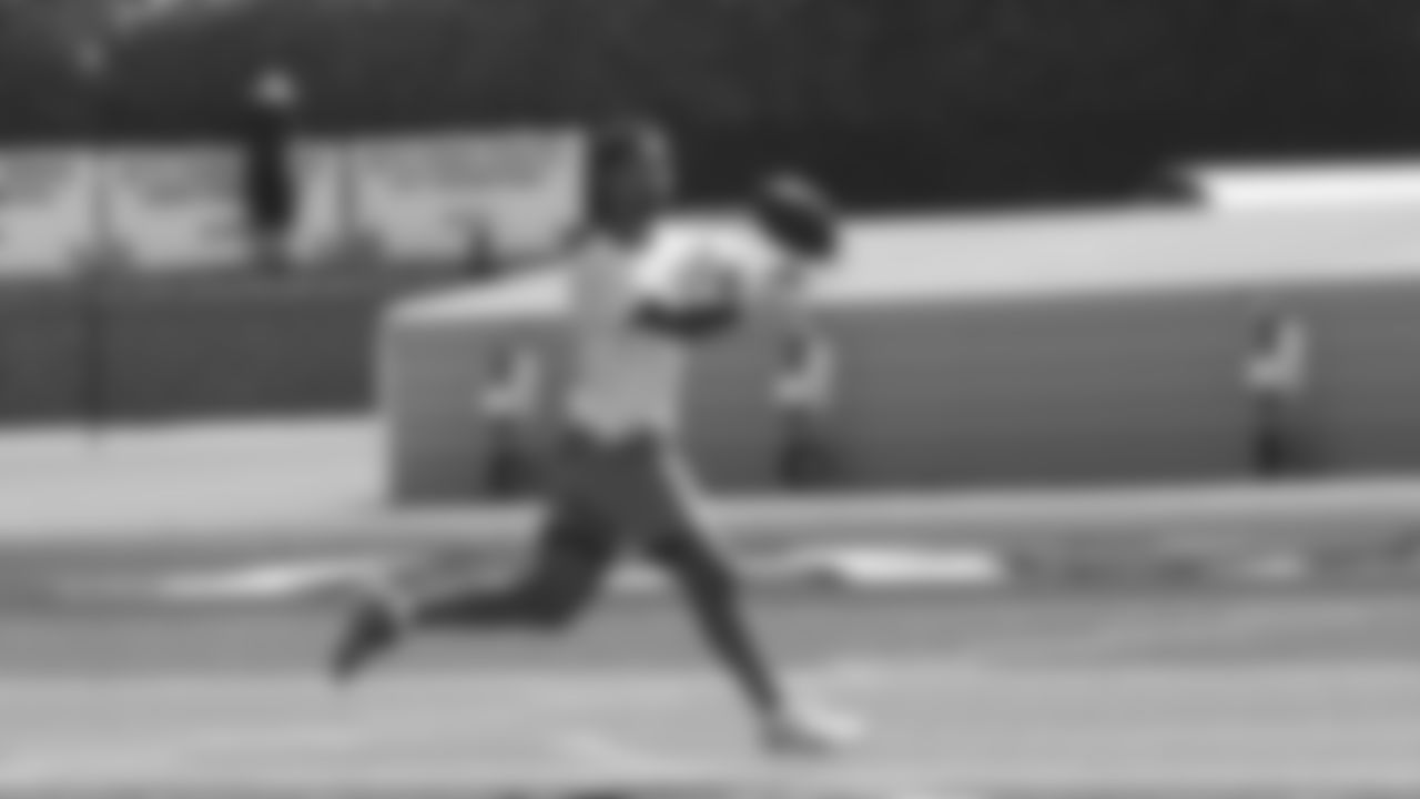 Seahawks wide receiver Jaxon Smith-Njigba (11) participated in an off-site workout.