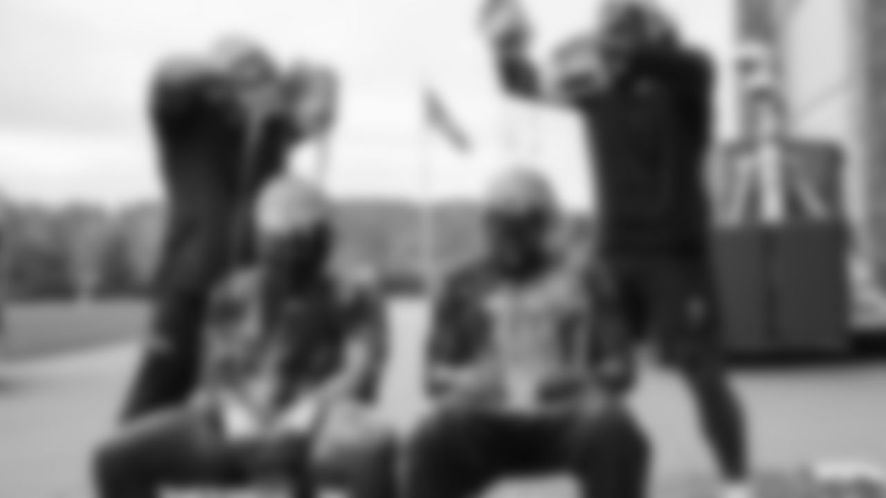 Seahawks linebackers DeMarcus Lawrence and Tyrice Knight were awarded the NVP award on November 12, 2025.