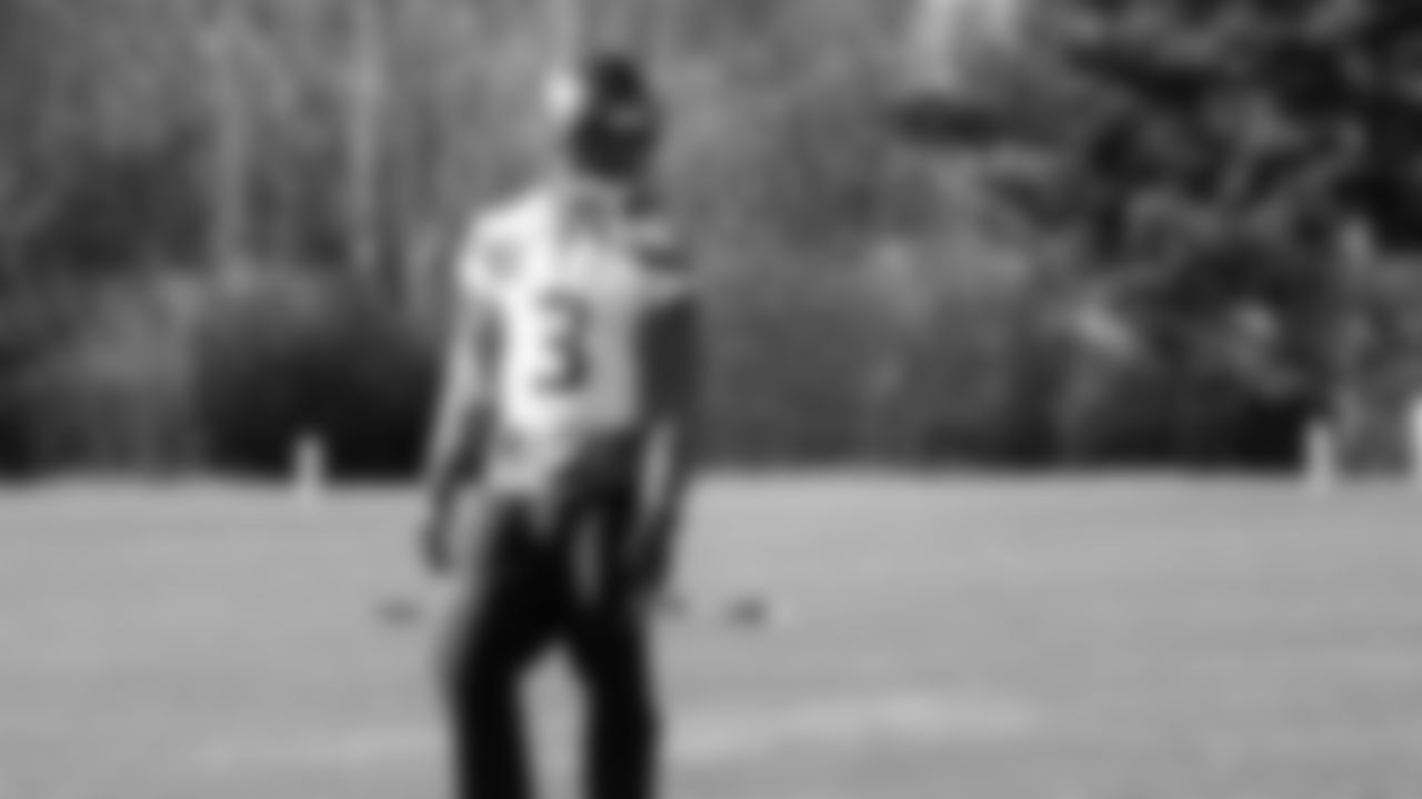 Seahawks safety Nick Emmanwori (3) practiced on Friday, January 23, 2026 at the Virginia Mason Athletic Center.