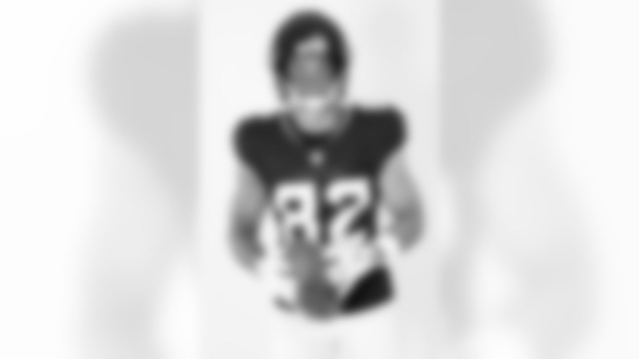 Houston Texans wide receiver Jaylin Noel (82) poses for a portrait during the NFLPA Rookie Premiere on Saturday, May 17, 2025 in Thousand Oaks, Calif. (Ben Liebenberg/NFL)