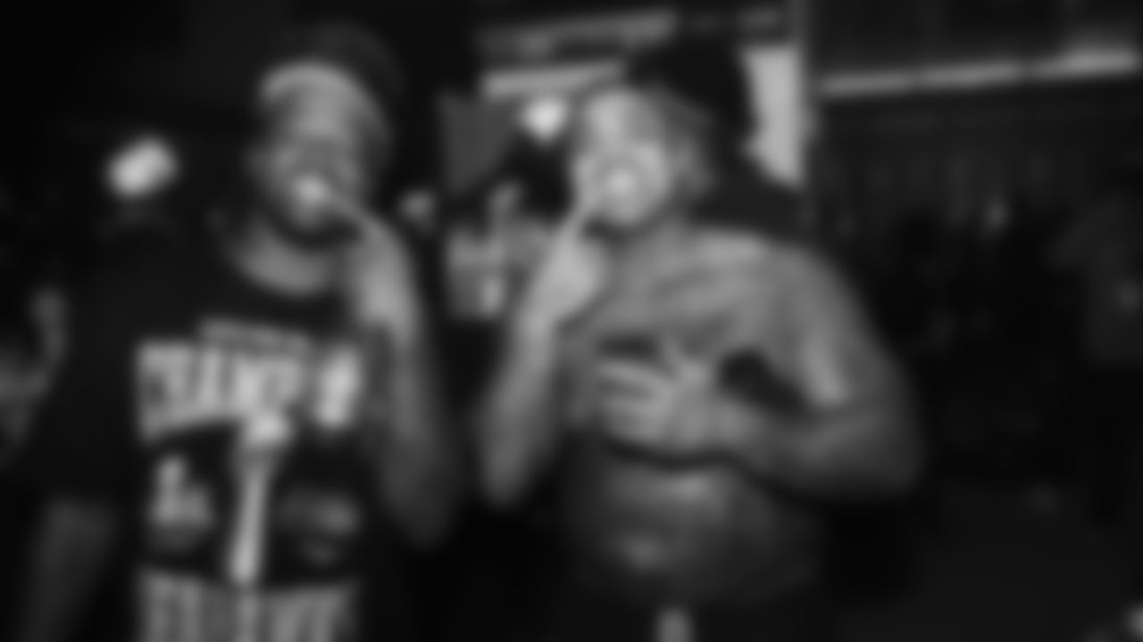 The Seahawks celebrated the 29-13 victory vs. the Patriots in Super Bowl LX.