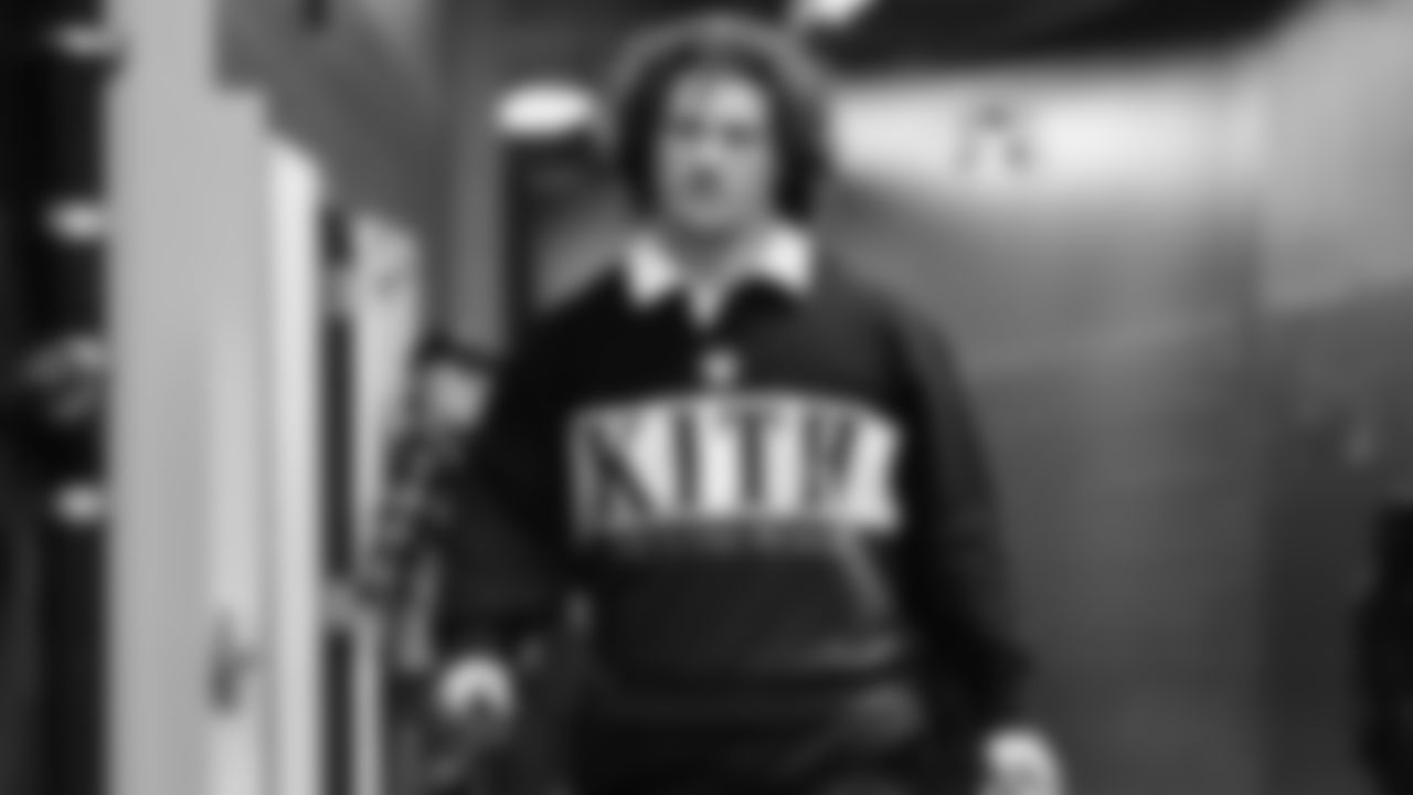 Seahawks linebacker Drake Thomas (42) arrived at Lumen Field for the NFC divisional round game vs. the San Francisco 49ers on January 17, 2026.