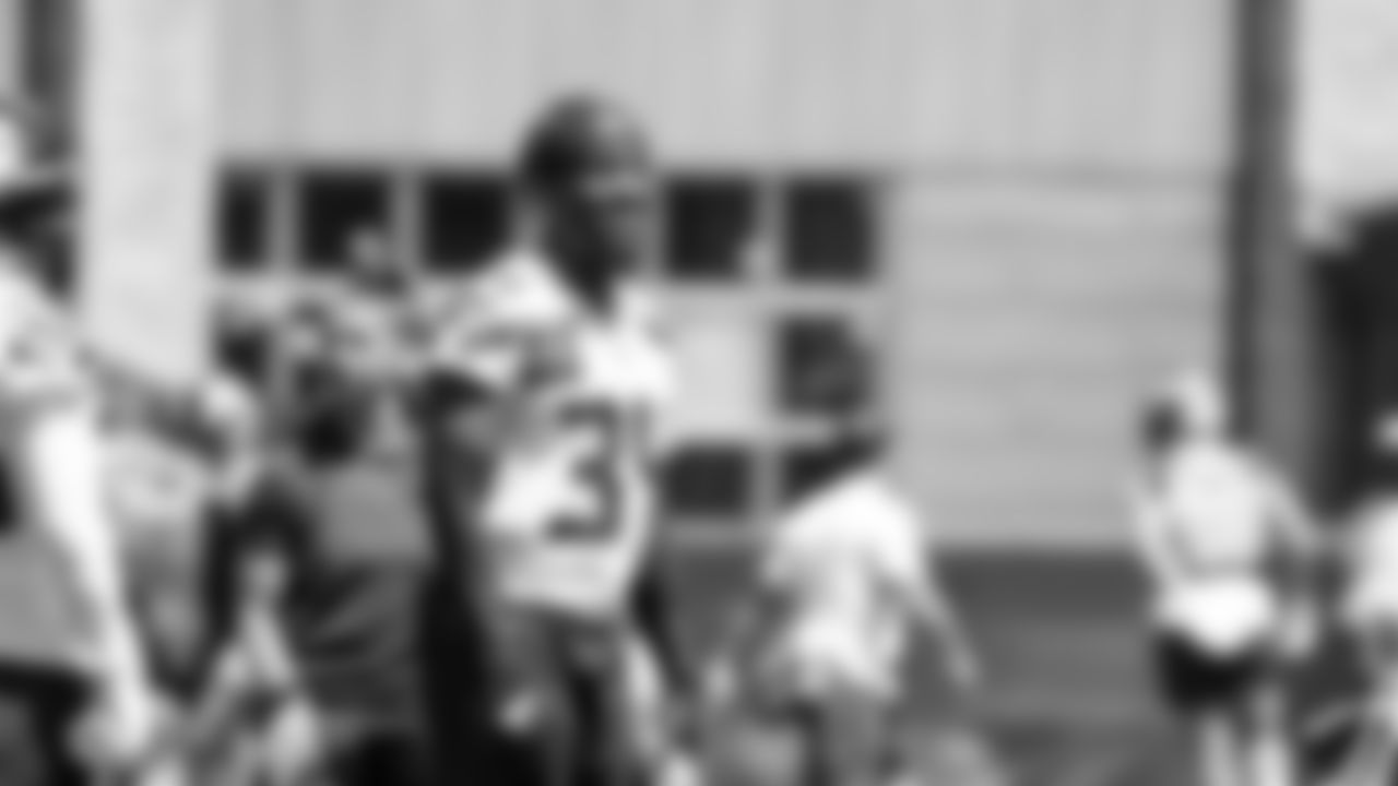 Seahawks cornerback Shemar Jean-Charles (34) participated in a workout on day one of minicamp on Tuesday, June 10, 2025 at the Virginia Mason Athletic Center.