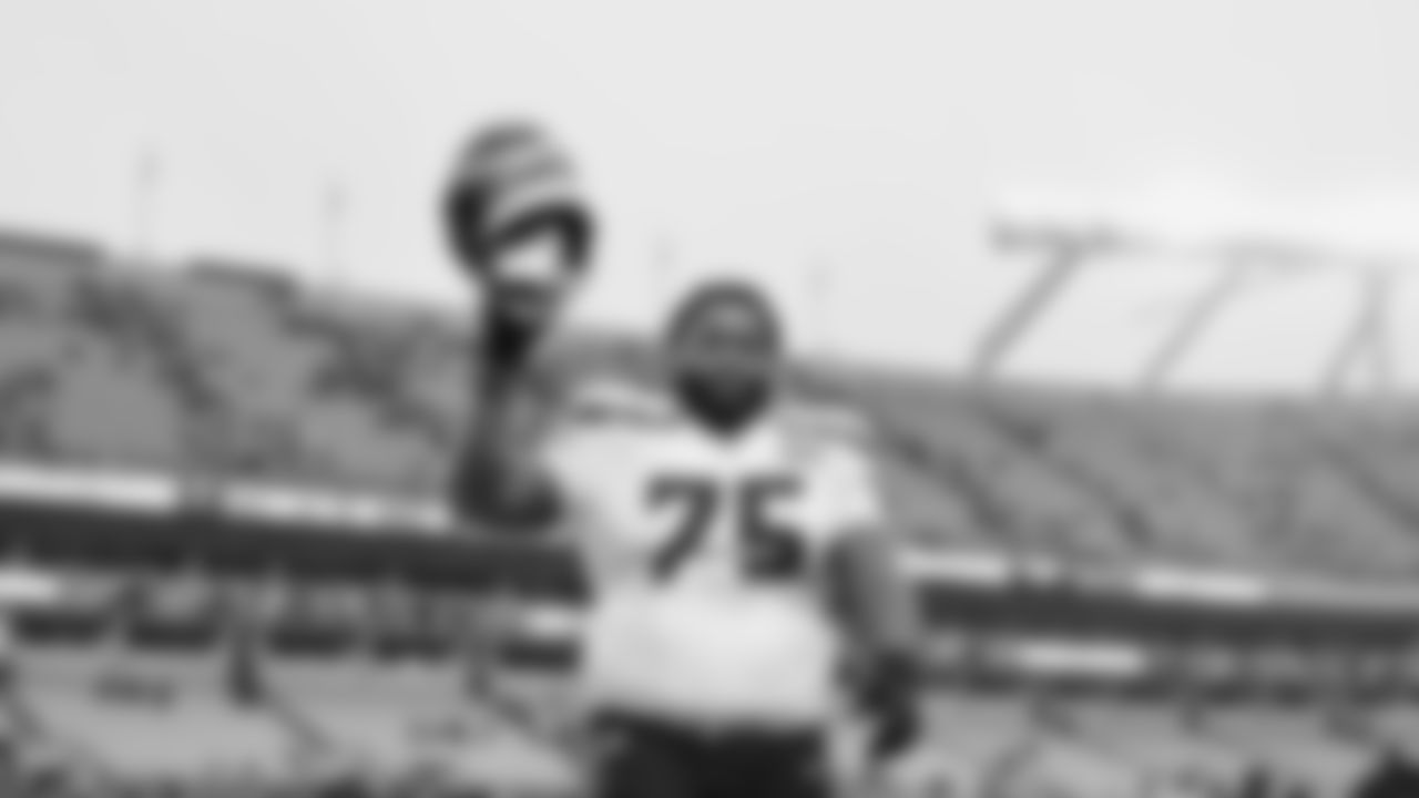 The Seahawks celebrated the 27-10 win vs. the Carolina Panthers at Bank of America Stadium.