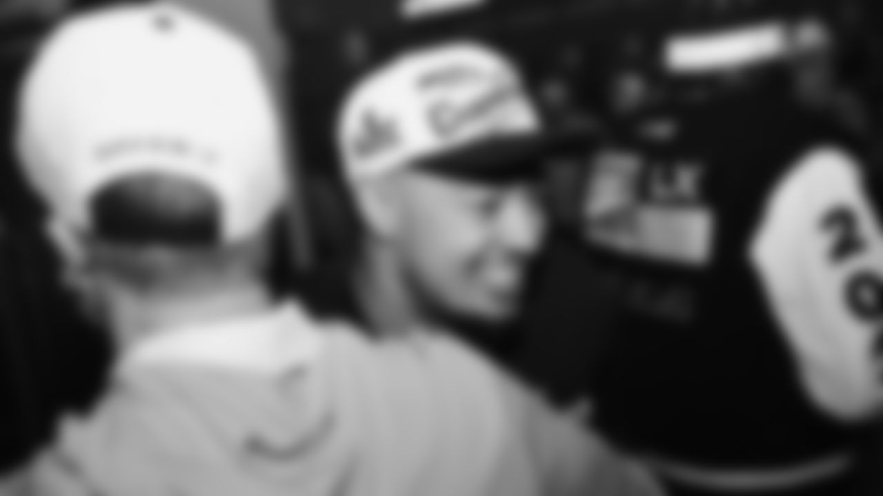 The Seahawks celebrated the 29-13 victory vs. the Patriots in Super Bowl LX.