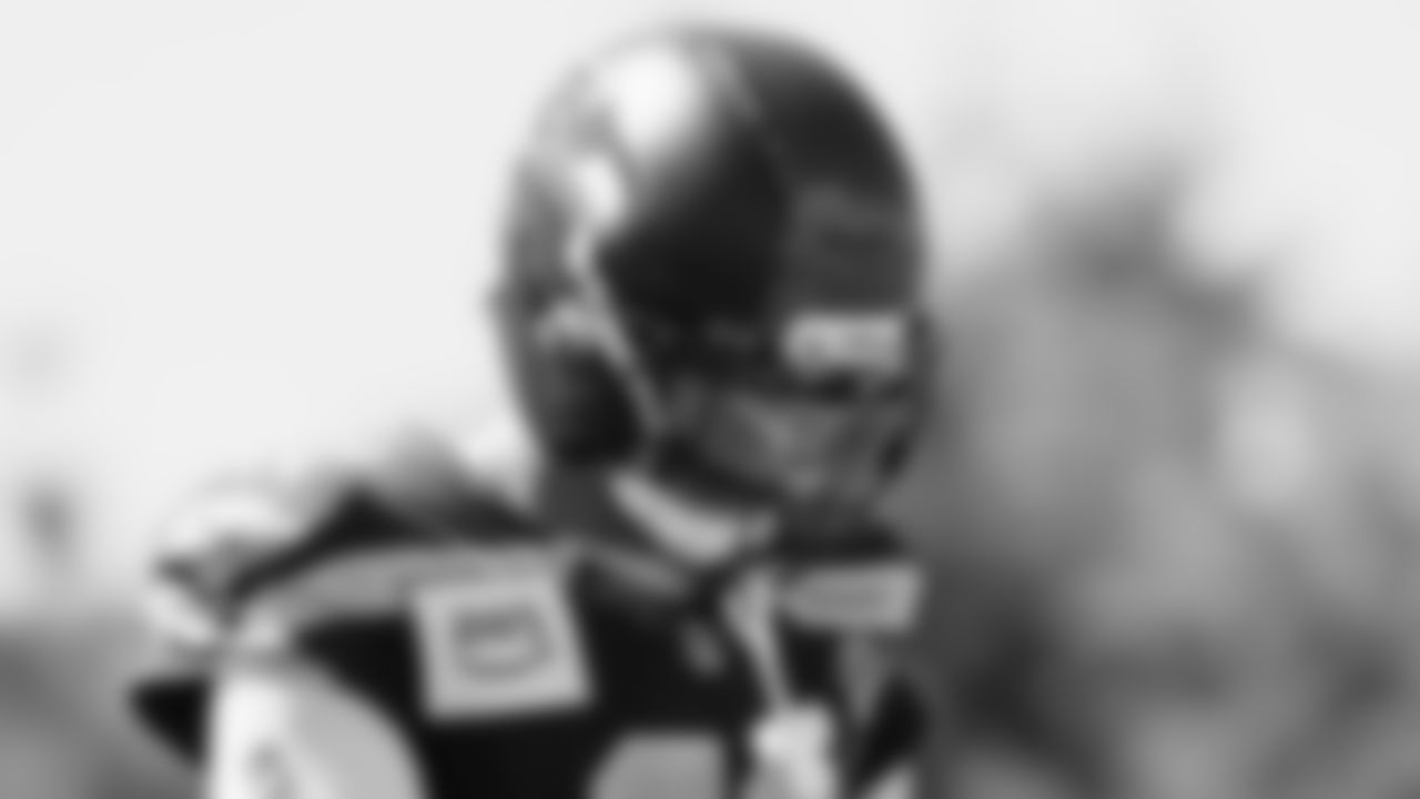 Seahawks wide receiver Jaxon Smith-Njigba (11) practiced on August 12, 2025 at the Virginia Mason Athletic Center.