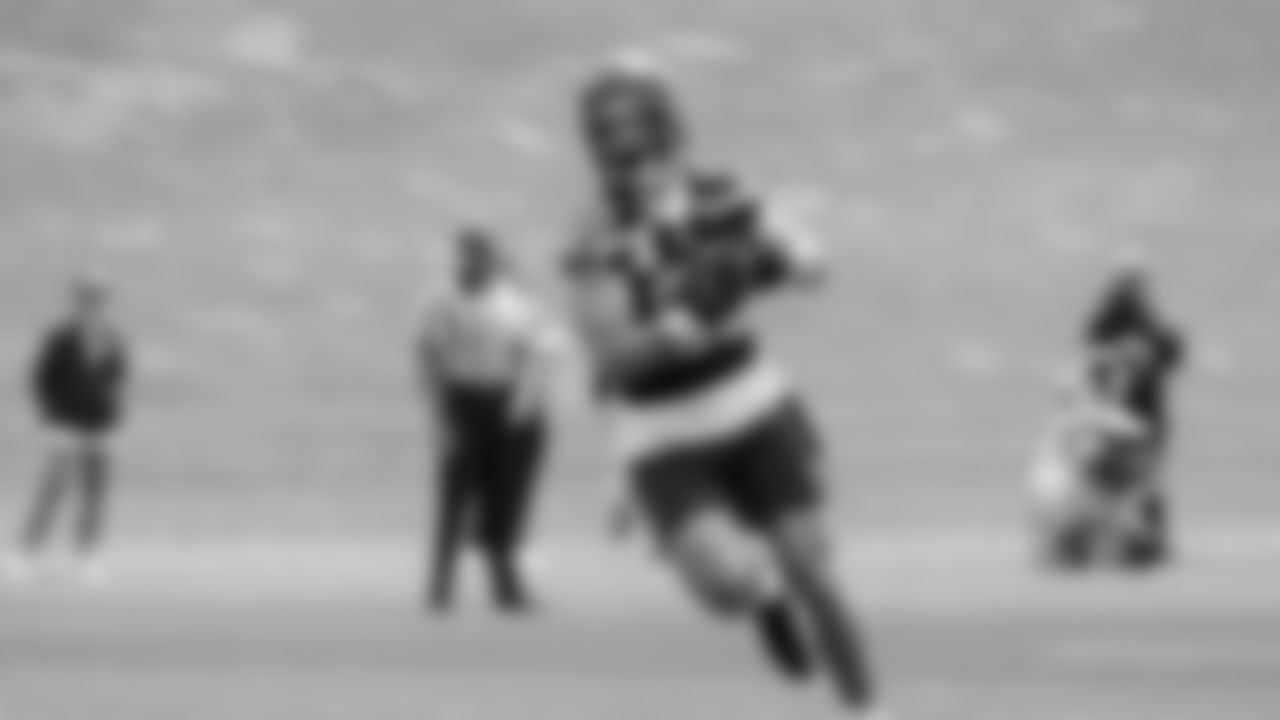 Seahawks tight end AJ Barner (88) participated in a workout on day five of OTAs on Wednesday, June 4, 2025 at the Virginia Mason Athletic Center.