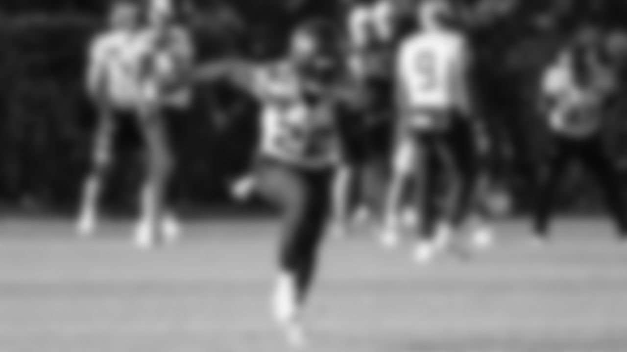 Seahawks wide receiver Rashid Shaheed (22) practiced on Wednesday, November 19 at the Virginia Mason Athletic Center.